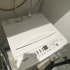 【取引中】　HISENSE   洗濯機(4.5kg)の画像