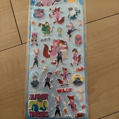 中国限定ディズニー公式ズートピアクッションシールの画像