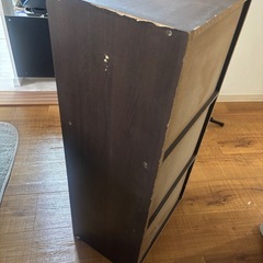 カラーボックス  ブラウンの画像