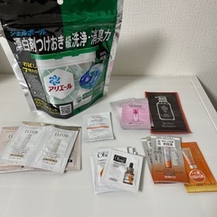 写真2枚あり【未使用】化粧水・乳液・美容液・保湿クリーム・シャンプー・ヘアトリートメント・洗濯洗剤の画像