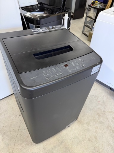 NO B898?福岡市内配送設置無料✨?洗濯機 5kg コンパクト 部屋干し時間短縮モード 一人暮らし IAW-T504-B ブラック