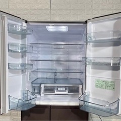 早い者勝ち！【日立】HITACHI大容量６ドア ノンフロン冷凍冷蔵庫の画像