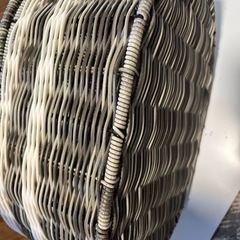 藤かご　ピクニックの画像