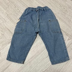 【tete a tete テータテート 95cm デニムパンツ ダボっと】の画像