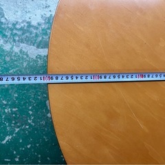 ✨ A833♠️ センターテーブル ✨ 丸型デザイン・ナチュラルカラーの画像