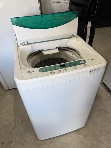 NO B899?福岡市内配送設置無料✨?ヤマダ電機オリジナル　全自動電気洗濯機　(4.5kg) HerbRelax YWM-T45A1