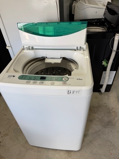 NO B899?福岡市内配送設置無料✨?ヤマダ電機オリジナル　全自動電気洗濯機　(4.5kg) HerbRelax YWM-T45A1