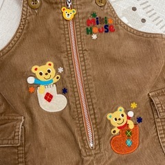 【ミキハウス】オバーオール　90cmの画像