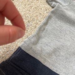 Buddy Lee 半袖夏服ロンパース グレー/ネイビー
の画像