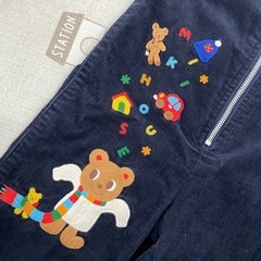 【ミキハウス】オーバーオール　90cmの画像