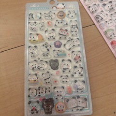 パンダの硬いシールの画像