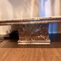 イタリア製 大理石テーブル 120cm 高級センターテーブルの画像