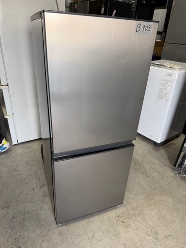 NO B903?福岡市内配送設置無料✨?冷蔵庫 シルバー AQR-14N-S [幅49.5cm /135L /2ドア /右開きタイプ 