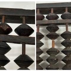 11391😸 ジャンク 折れあり　そろばん 五つ玉 古道具 アンティークの画像