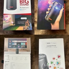 Anker Nebula Capsule II プロジェクター（※保護フィルム付き）＋三脚（値下げ交渉OK）の画像