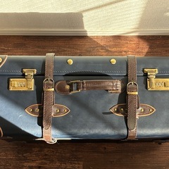 ロックつきスーツケース　ネイビーの画像