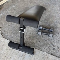 【美品】腹筋台ダンベルセットの画像