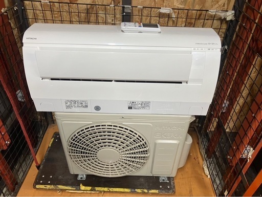 【中古】大阪引取限定　HITACHI RAS-WM22NE3 (W) エアコン本体【KSC1F019】
