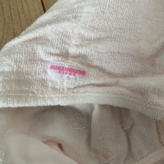 ミキハウス、タオル地ポンチョ、おくるみの画像