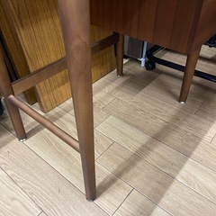 ドレッサー イスあり 木製 やや傷みあり 中古の画像