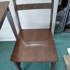 【中古】大阪引取限定　ナフコ　ダイニングテーブル　モコロ75　チェアー2脚　チェア　モコロ【KNB1F133】の画像