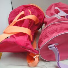 adidas　アディダス　プールバック　ピンク　ジュニア スイムバッグ　ボストンバッグの画像