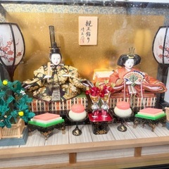 雛人形 ひな人形 ガラスケースの画像