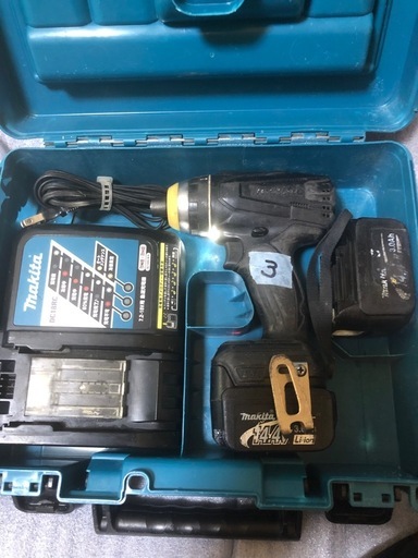 マキタ 4モードインパクトドライバ 14.4V TP131D、中古品、フルセット