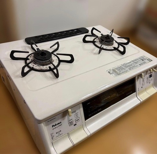 2017年式　都市ガス　美品　ガスコンロ PA-360WHA-L 左強火