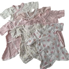 新生児肌着15枚ロンパース2枚セットの画像