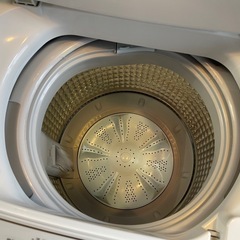 AQUA 6.0kg簡易乾燥付洗濯 AQW-S6E7 2019年製 中古の画像