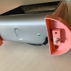 電気ストーブ レトロ ピンク 小型ヒーター GR-900Kの画像