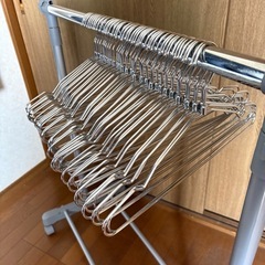 No.6美品❤️ステンレスハンガー45本の画像