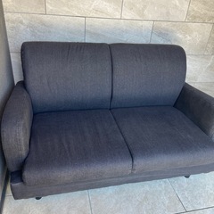 超美品　ソファー　定価7万円　Ryanリアンブラックデニムソファーの画像