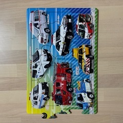 パズル　働く車　知育
玩具の画像