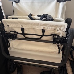 【取引中】キャリーワゴン/ほぼ新品/屋根付き/キッズベビー/キャンプの画像