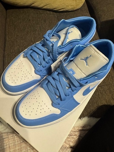 NIKE WMNS AIR JORDAN1 LOW UNIVERSITY BLUE ウィメンズサイズ28.5cm