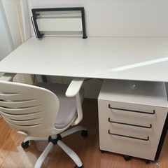 ワーク用チェア ホワイトの画像