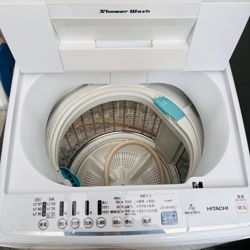 直接引き取り大歓迎⭐︎大阪府下又は近郊は配送設置込み?日立 7.0kg 全自動洗濯機 NW-Z70E5 2018年製/YMJ031-0