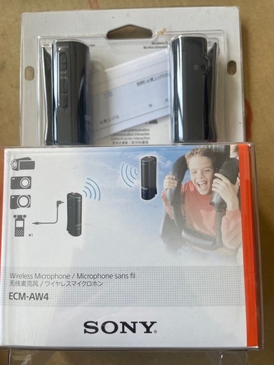 ソニー（SONY）のワイヤレスマイクロホン ECM-AW4