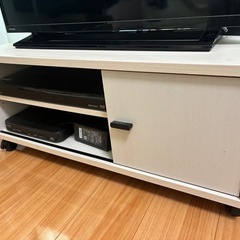 テレビ台 ホワイト 木製の画像