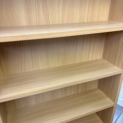 【ジャングル深井店】4段文庫ラック ナチュラル 収納家具 堺市 深井【FU270】の画像