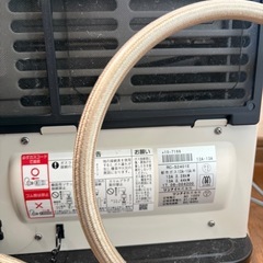 ガスファンヒーター リンナイ 都市ガス ホース付き すぐ使えます の画像