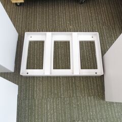 ■ニトリ　横型３分別プッシュペールワゴン　ダストボックス　ゴミ箱　20L×3の画像