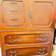 無料　0円　レトロ　タンス収納　の画像