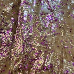 浮き輪🛟透明ピンク色のラメ入り🛟3COINSプールの画像