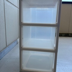 3段引き出しボックスの画像