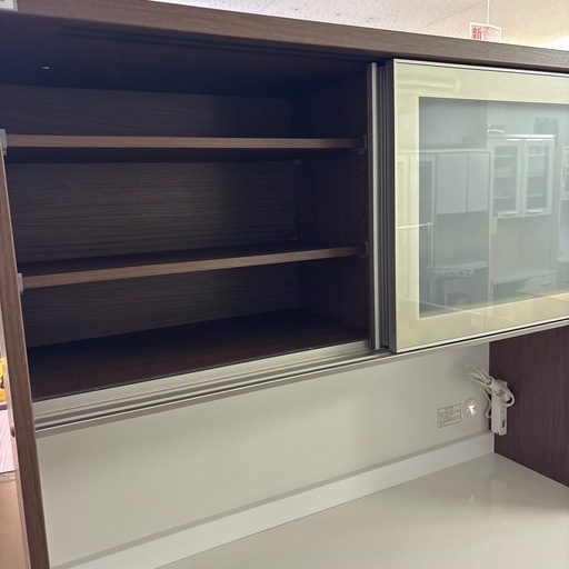 【ジャングル深井店】ニトリ システムキッチンボード リガーレ120 ブラウン 収納家具 キッチン家具 堺市 深井【FU268】