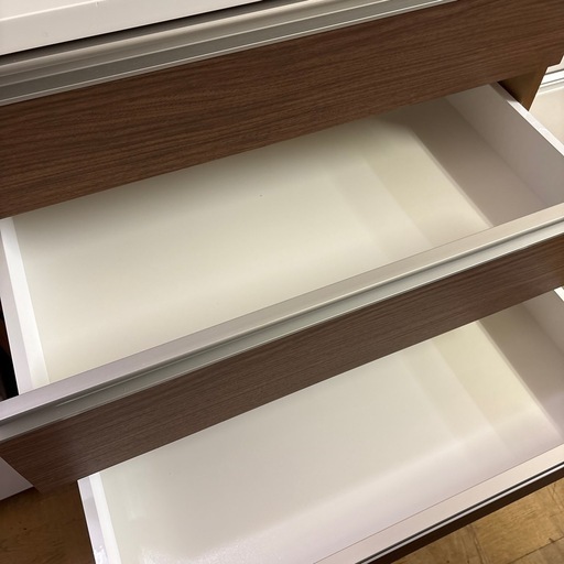 【ジャングル深井店】ニトリ システムキッチンボード リガーレ120 ブラウン 収納家具 キッチン家具 堺市 深井【FU268】