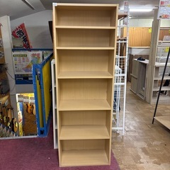 【ジャングル深井店】6段本棚 ナチュラル 収納家具 堺市 深井【FU267】の画像